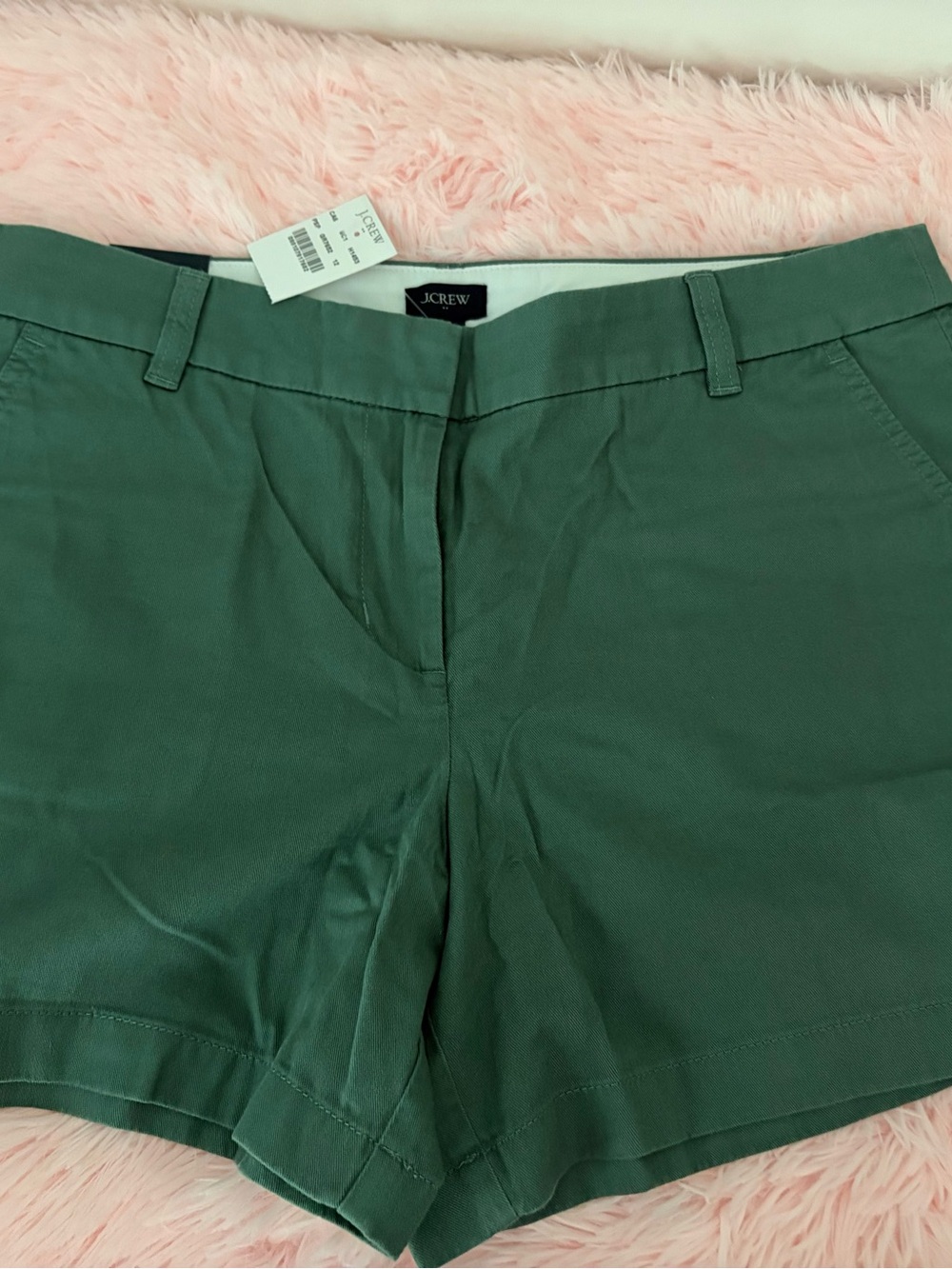 J. Crew Factory Olive Green Women's Chino Shorts
